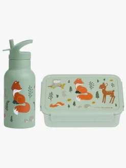 A Little Lovely Company Madkasse & Flaske, Forest Friends