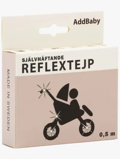 AddBaby Reflekstape 0.5 m, Sølvfarvet