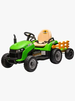 Alex's Garage Eltraktor med Trailer, Grøn