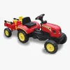 Alex's Garage Pedaltraktor Med Trailer, Rød