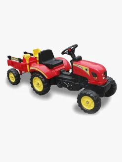 Alex's Garage Pedaltraktor Med Trailer, Rød