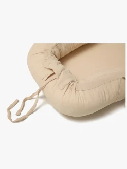 Alice & Fox ALBA Babynest med Håndtag, Beige Muslin