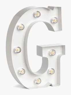 Alice & Fox Bogstavlampe G, Hvid