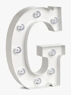 Alice & Fox Bogstavlampe G, Hvid