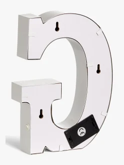 Alice & Fox Bogstavlampe G, Hvid