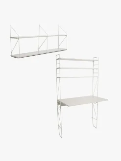 Alice & Fox BONNIE Skrivebord & Hylde, Greige