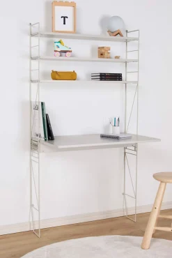 Alice & Fox BONNIE Skrivebord & Hylde, Greige