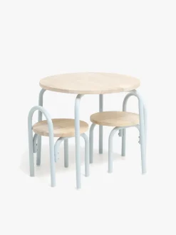 Alice & Fox CLEO Bord & Stole, Blå/Natur