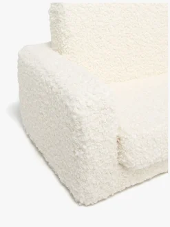 Alice & Fox Cubbie  Foldbar Sofa 94x55cm, White Teddy