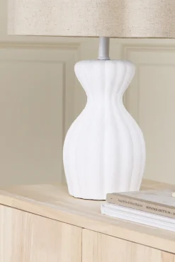 Alice & Fox Curve Lampefod, Chalk White