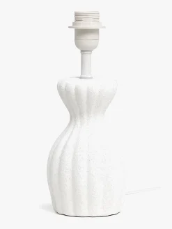 Alice & Fox Curve Lampefod, Chalk White