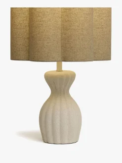 Alice & Fox Curve Lampefod, Chalk White