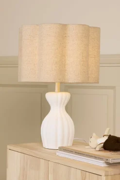 Alice & Fox Curve Lampefod, Chalk White