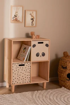 Alice & Fox DELTA Bogreol med Opbevaringskasse, Natur