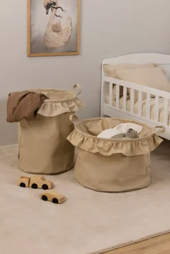 Alice & Fox DEMI Opbevaringskurve 2-pak, Beige Linen