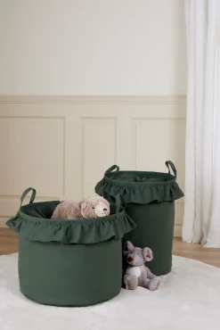 Alice & Fox DEMI Opbevaringskurv 2-pak, Dusty Green