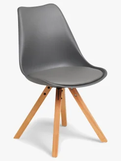 Alice & Fox MAE Skrivebordsstol Træ, Grå