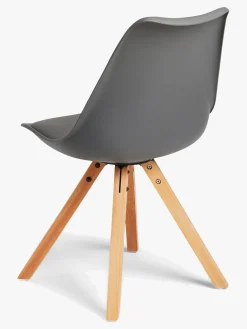 Alice & Fox MAE Skrivebordsstol Træ, Grå