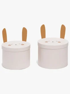 Alice & Fox Opbevaringskasser 2-pak Kanin, Lyserød