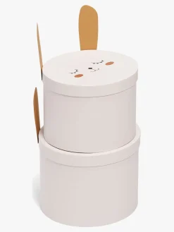 Alice & Fox Opbevaringskasser 2-pak Kanin, Lyserød