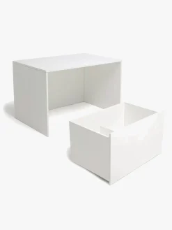 Alice & Fox POPPY Skrivebord & Opbevaringskasse, Hvid