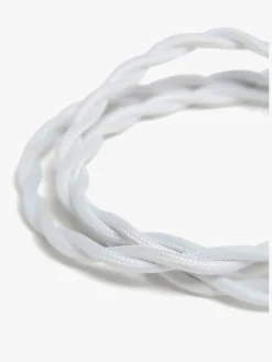 Alice & Fox Swirl Lampeledning, Hvid