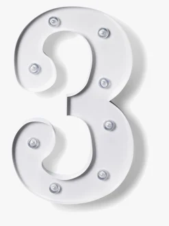 Alice & Fox Tallampe 3, Hvid