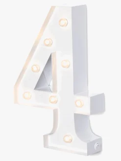 Alice & Fox Tallampe 4, Hvid