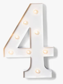 Alice & Fox Tallampe 4, Hvid