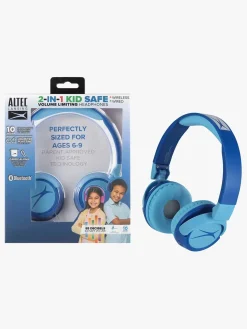 Altec Lansing Høretelefoner Trådløse 2-i-1, Blå