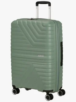American Tourister Flytwist Kuffert 63-73L, Botanic Green