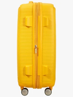 American Tourister Soundbox Spinner Rejsekuffert 71.5L, Golden Yellow