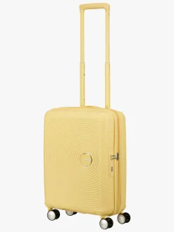 American Tourister Soundbox Spinner Kuffert 35,5L, Pastel Yellow