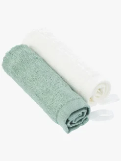 2B Baby Vaskeklude Bambus 10-pak, Grøn