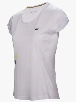 Babolat Core Flag Club Girl T-Shirt, White