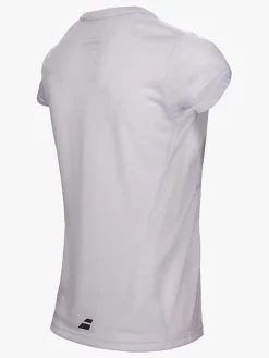 Babolat Core Flag Club Girl T-Shirt, White