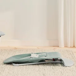 BabyBjörn Balance Soft Skråstol Woven Jersey, Grøn/Grå