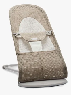 BabyBjörn Balance Soft Skråstol Mesh, Gråbeige/Hvid