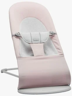 BabyBjörn Balance Soft Skråstol Woven Jersey, Lyserød/Grå