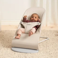 BabyBjörn Balance Soft Skråstol Woven/Jersey, Lys beige