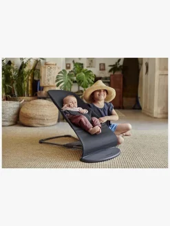 BabyBjörn Bliss Skråstol 3D Jersey, Sort/grå