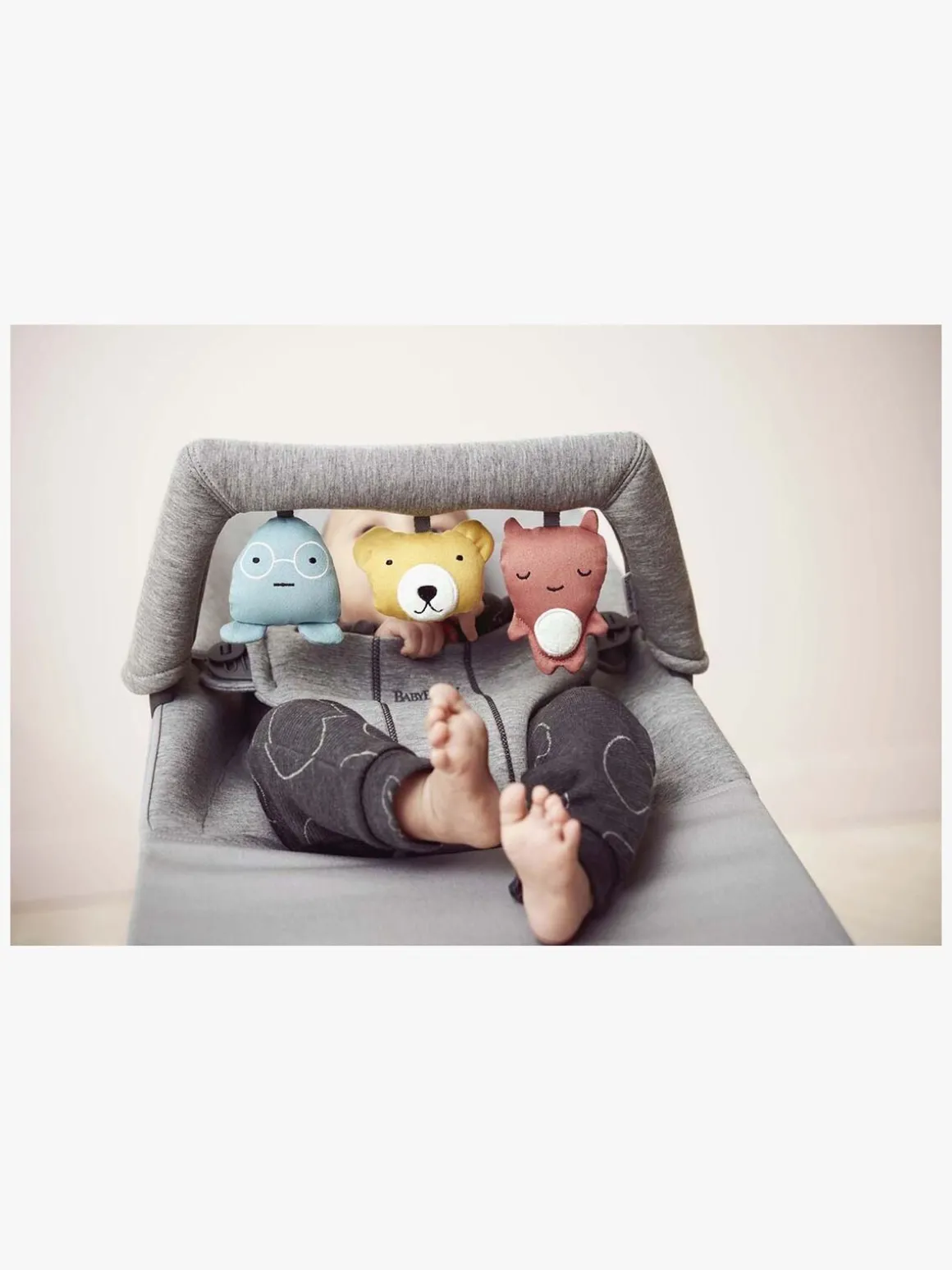 BabyBjörn Bliss Skråstol 3D Jersey, Lysegrå