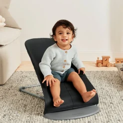 BabyBjörn Bliss Skråstol Woven Classic Quilt, Sort