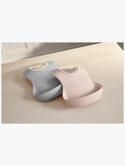 BabyBjörn Hagesmæk 2-pak, Grå/Lyserød