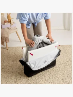 BabyBjörn Light Weekendseng, Silver inkl Overtrækslagen