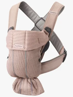 BabyBjörn Mini Bæresele 3D Mesh, Dusty Pink
