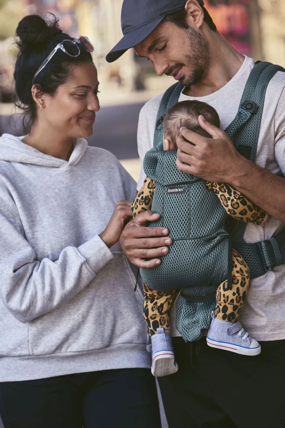 BabyBjörn Move Bæresele 3D Mesh, Sage Green