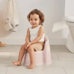 BabyBjörn Pottestol, Powder Pink/White