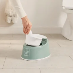 BabyBjörn Smart Potte, Deep Green/White