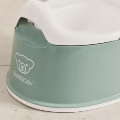 BabyBjörn Smart Potte, Deep Green/White
